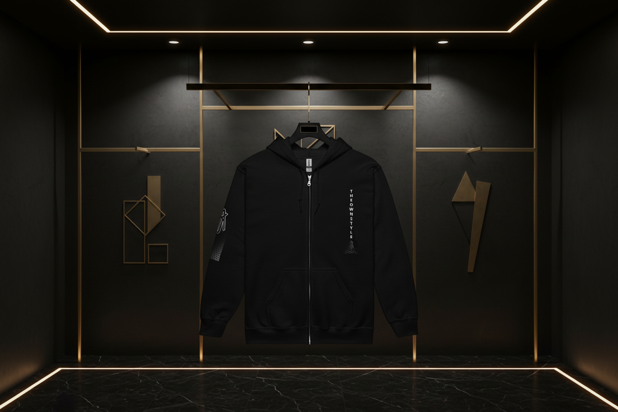 TOS-ECHO | Unisex Heavy Blend Zip Hoodie T.O.S